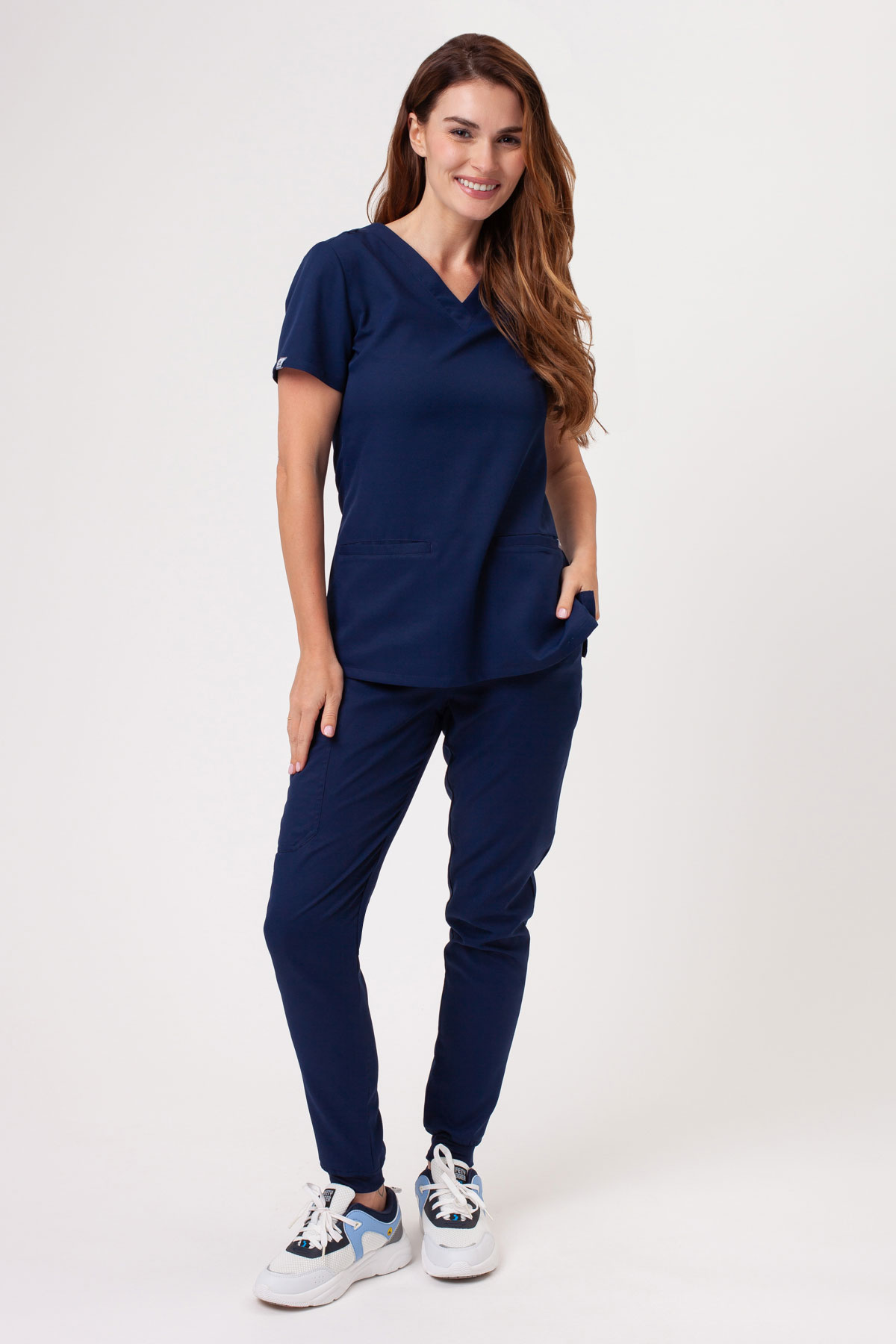 Dámské lékařské kalhoty Sunrise Lite Fit jogger námořnická modř-1