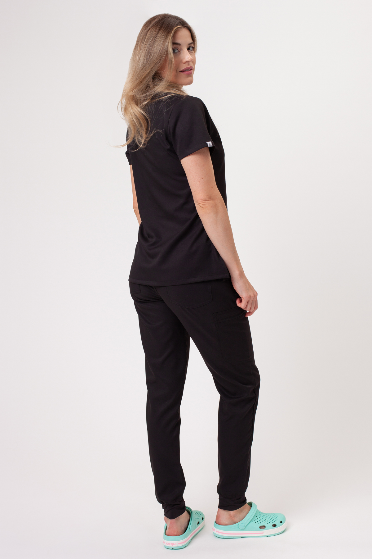Dámské lékařské kalhoty Sunrise Lite Fit jogger černé-8