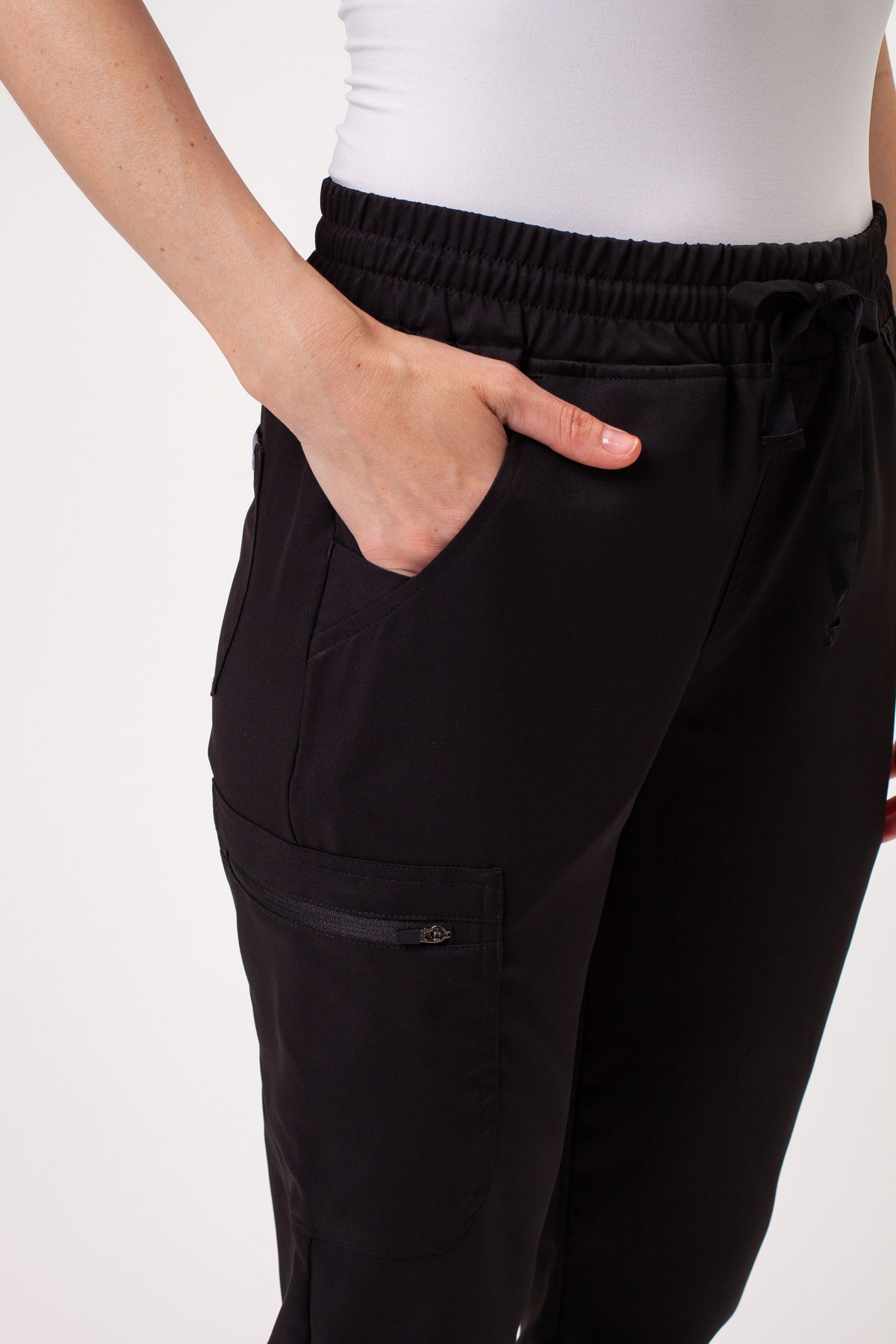 Dámská lékařská souprava Sunrise Lite Fit jogger černá-10