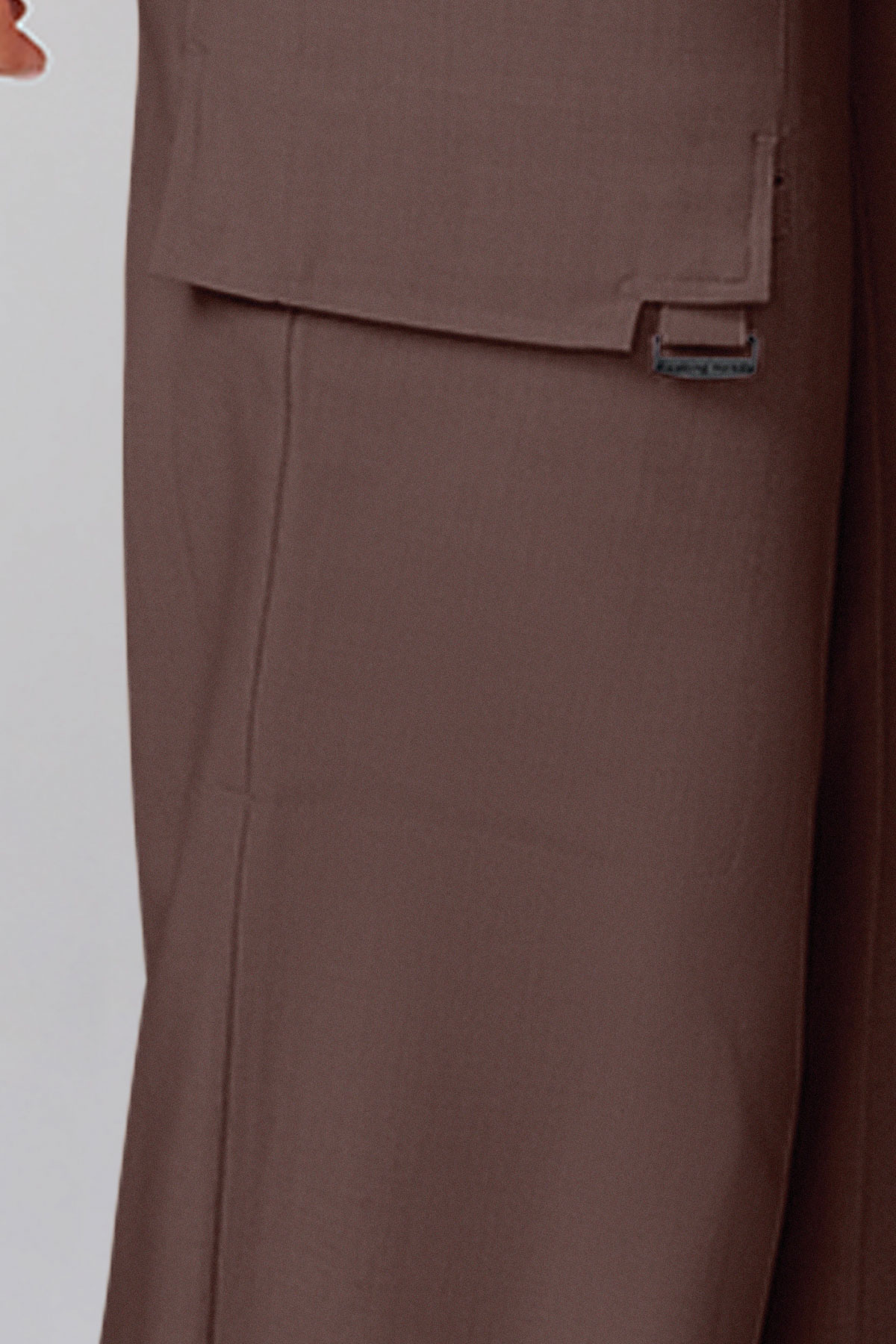 Dámské zdravotnické kalhoty Healing Hands Wide Leg Petite hnědé-5