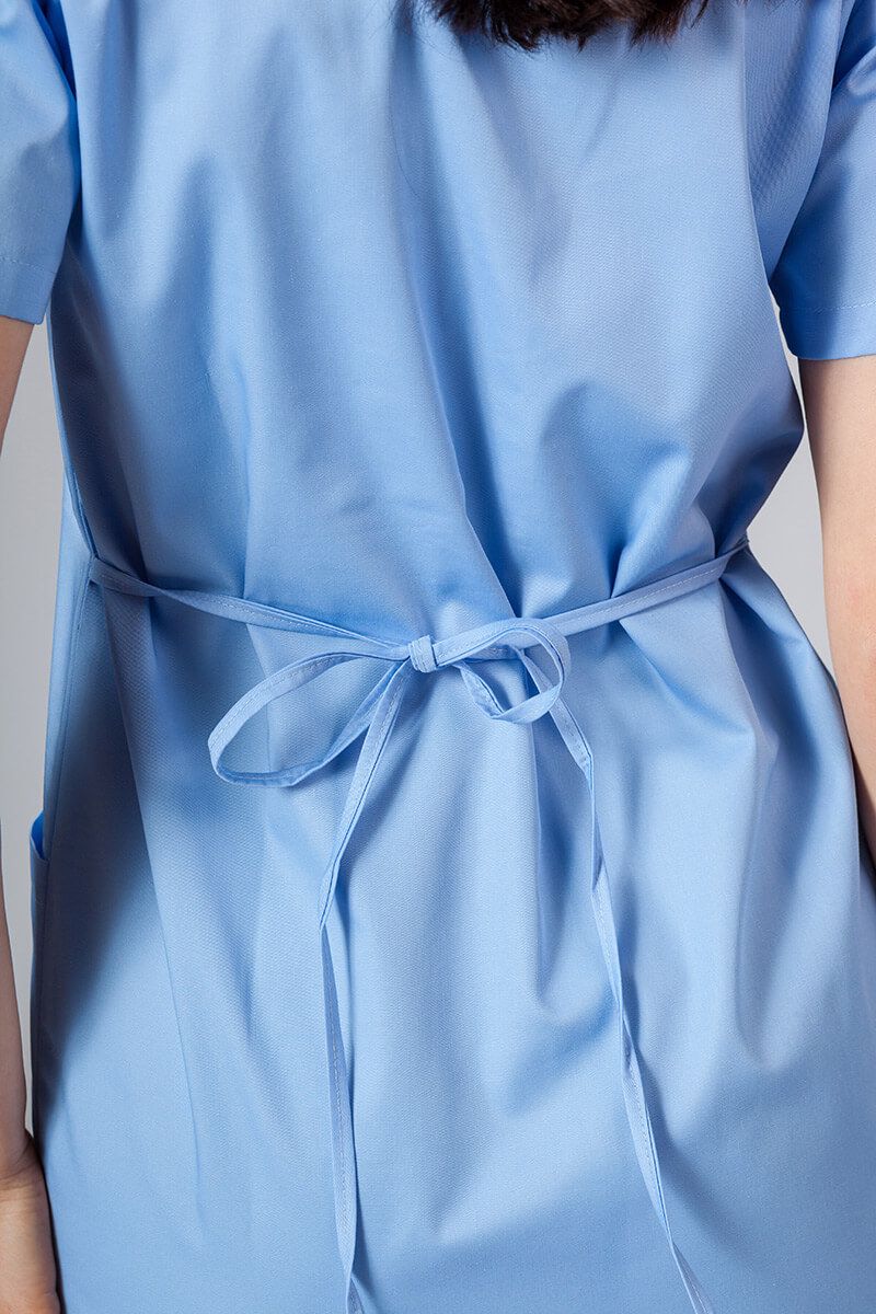 Lékařské jednoduché šaty Sunrise Uniforms modré-4