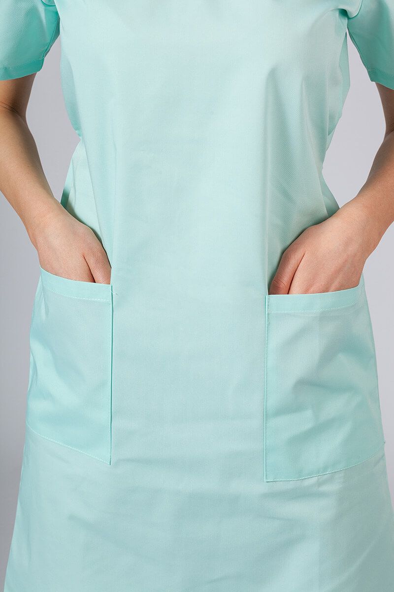 Lékařské jednoduché šaty Sunrise Uniforms mátové-3