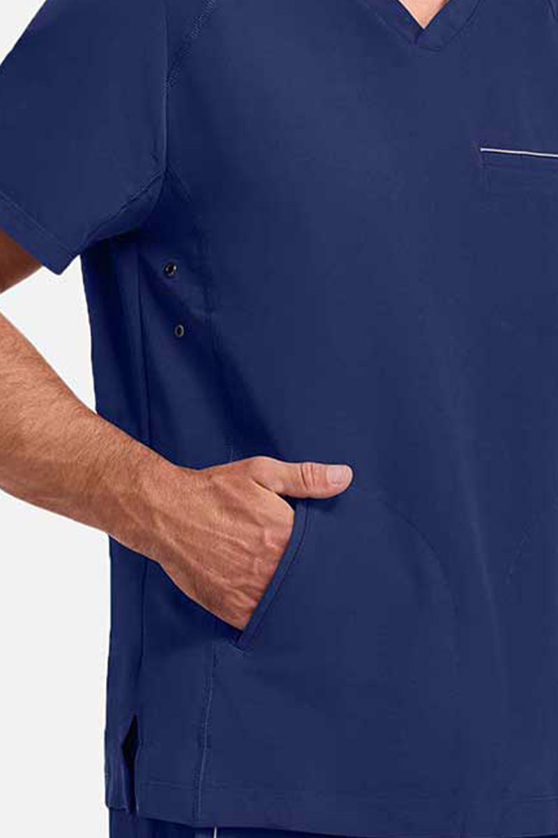 Pánská lékařská halena Healing Hands Steven námořnická modř-3