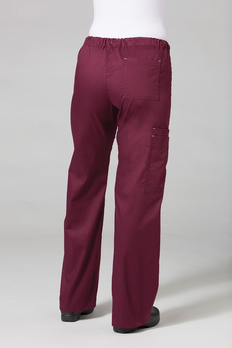 Lékařské kalhoty Maevn Blossom (elastic) třešňově-2