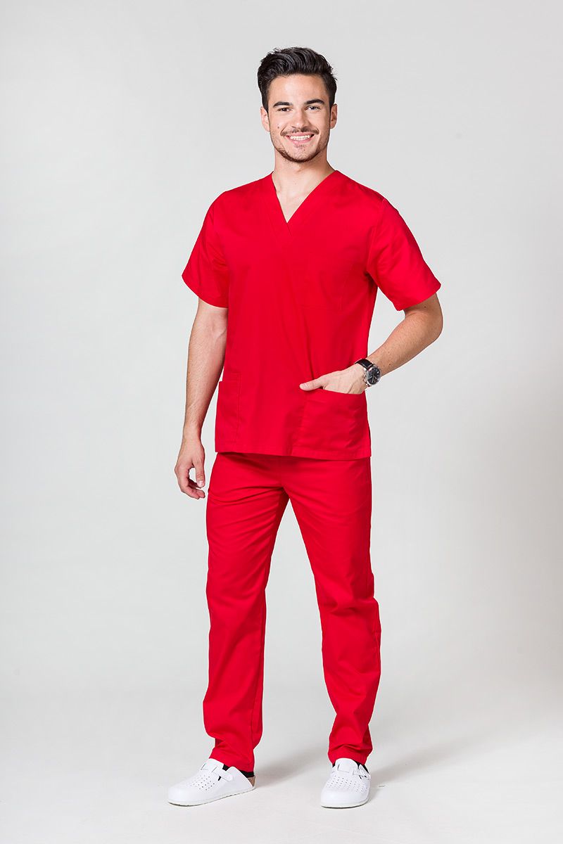 Univerzální lékařská halena Sunrise Uniforms červená-4
