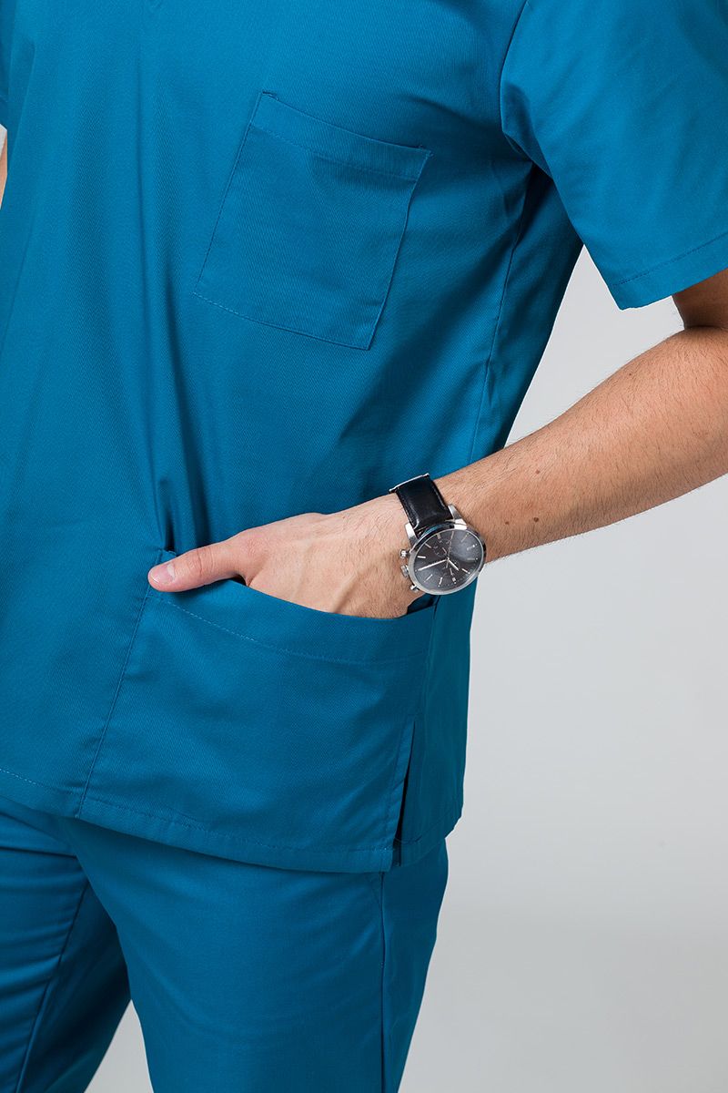 Univerzální lékařská halena Sunrise Uniforms karaibsky modrá-2