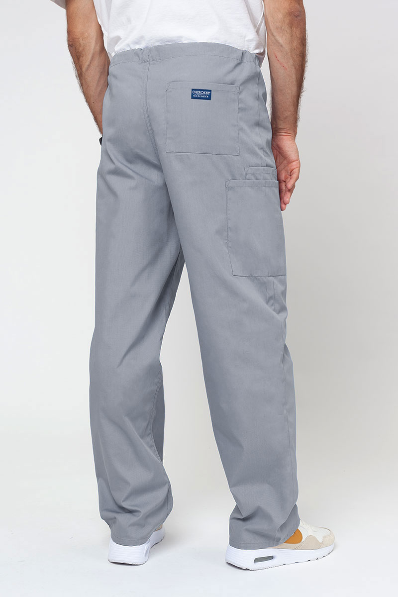 Pánské lékařské kalhoty Cherokee Originals Cargo Men světlo šedé-1