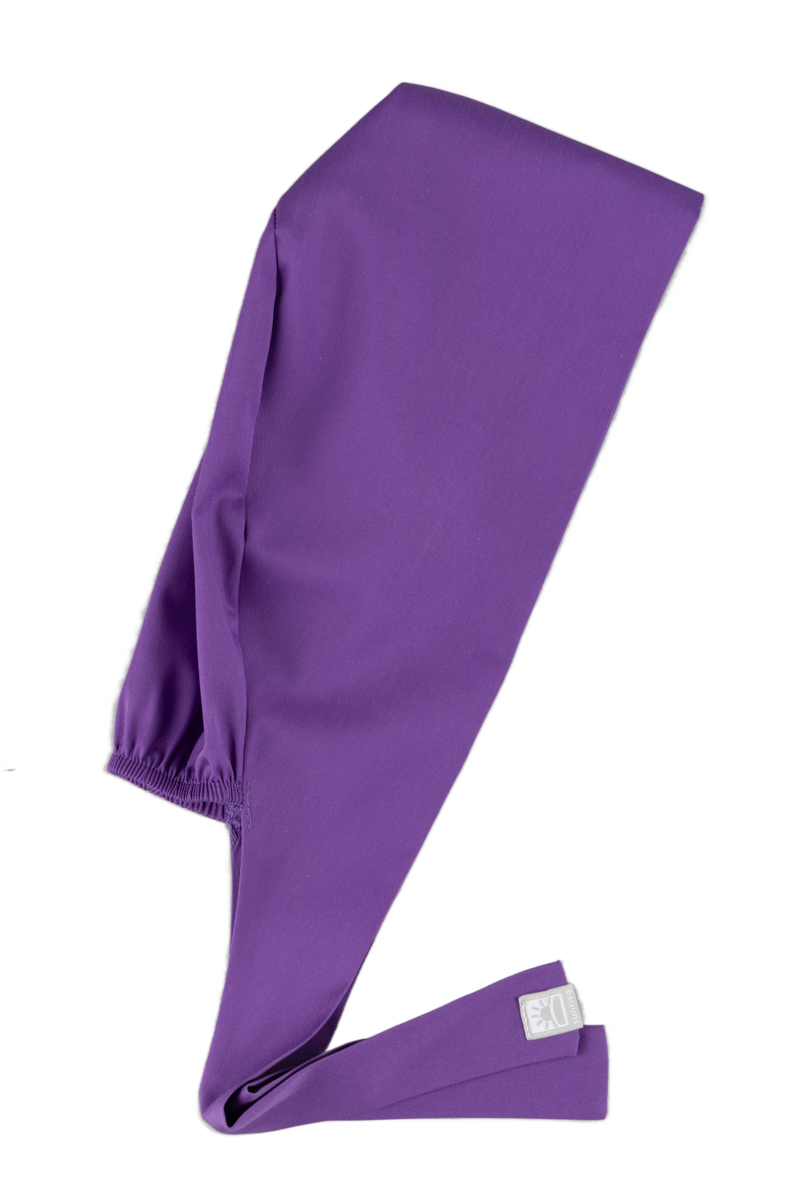 Lékařská čepice Sunrise Uniforms Fresh fialová (zavinovací)-2