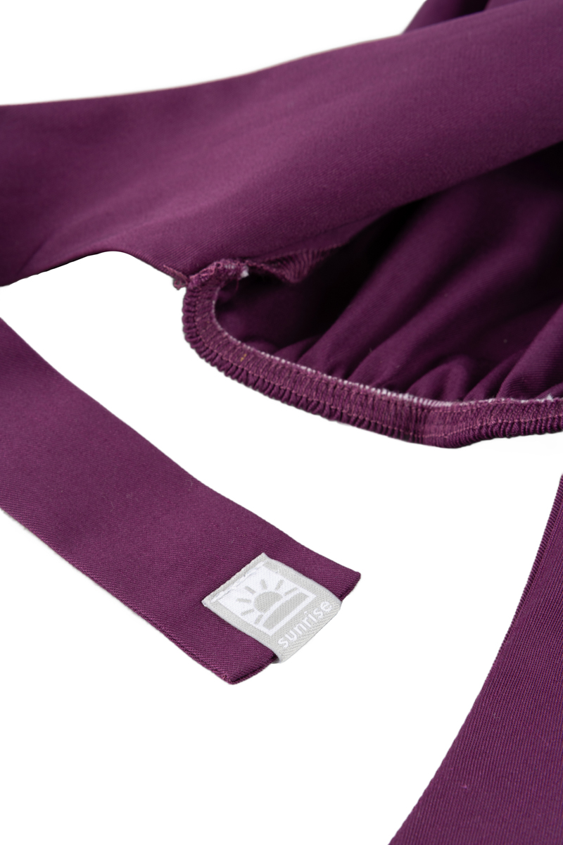 Lékařská čepice Sunrise Uniforms Fresh švestková (zavinovací)-3