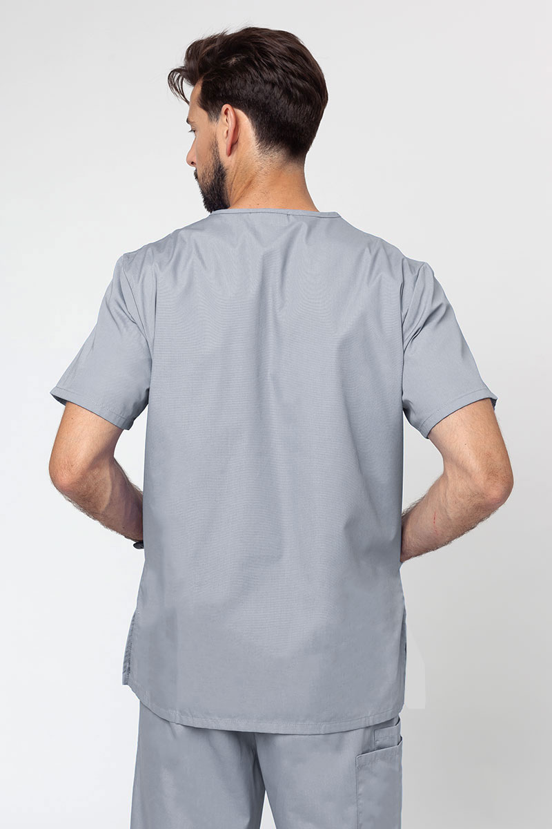Pánská lékařská halena Cherokee Originals V-neck Top Men světlo šedá-1