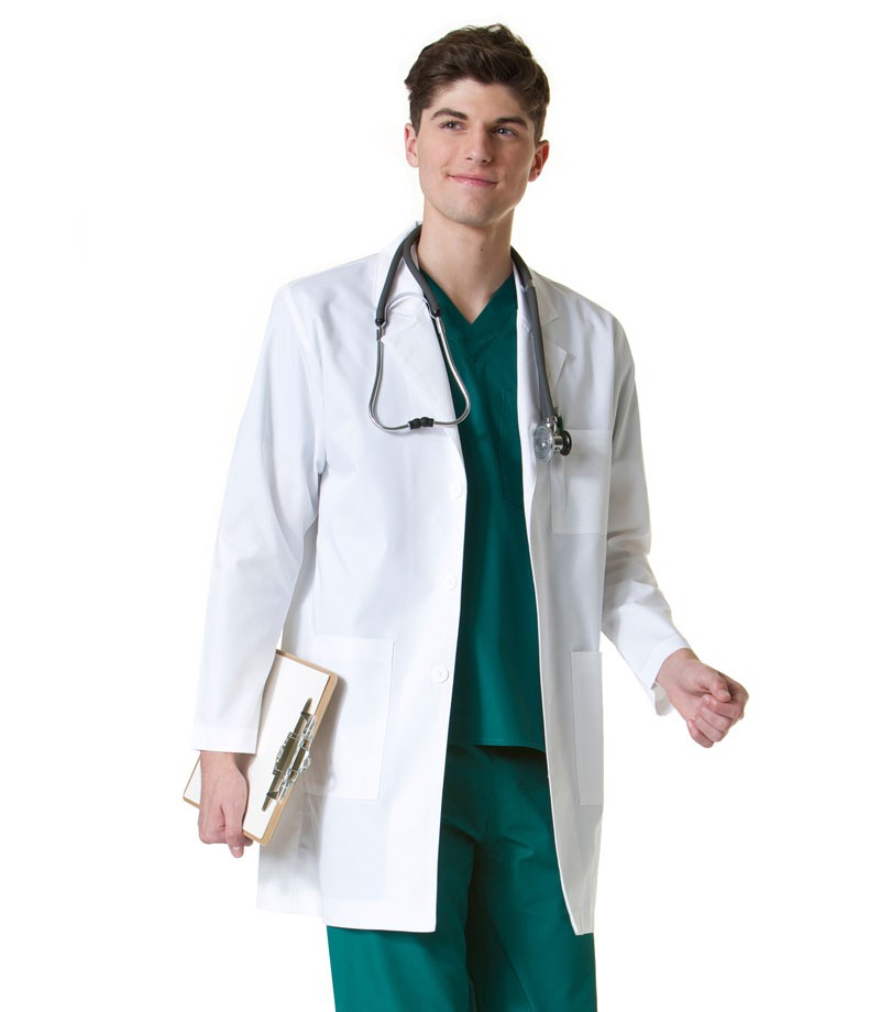 Univerzální lékařský plášť Maevn bílý-3