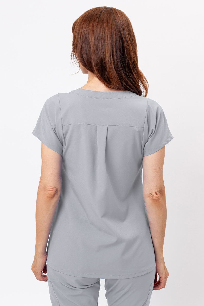Dámská lékařská halena Maevn Momentum Dolman světle šedá-1