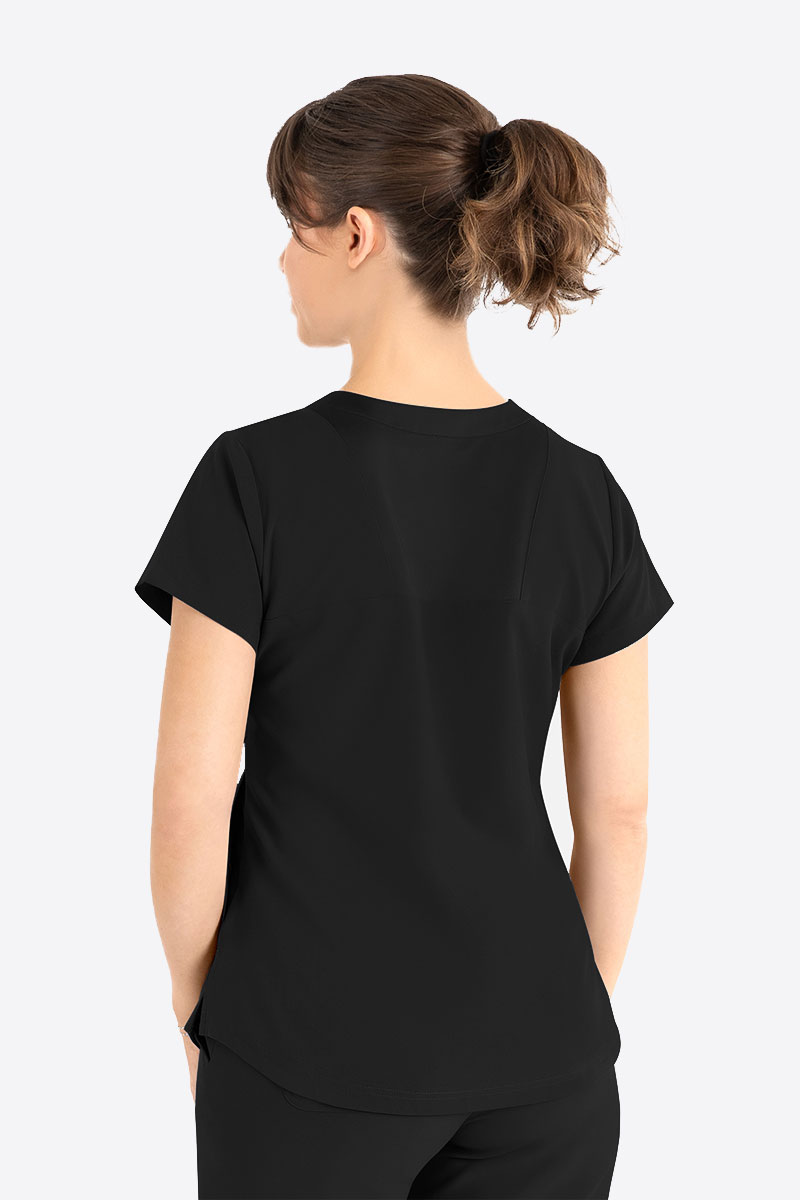 Dámská lékařská halena Maevn Momentum Round Neck černá-1