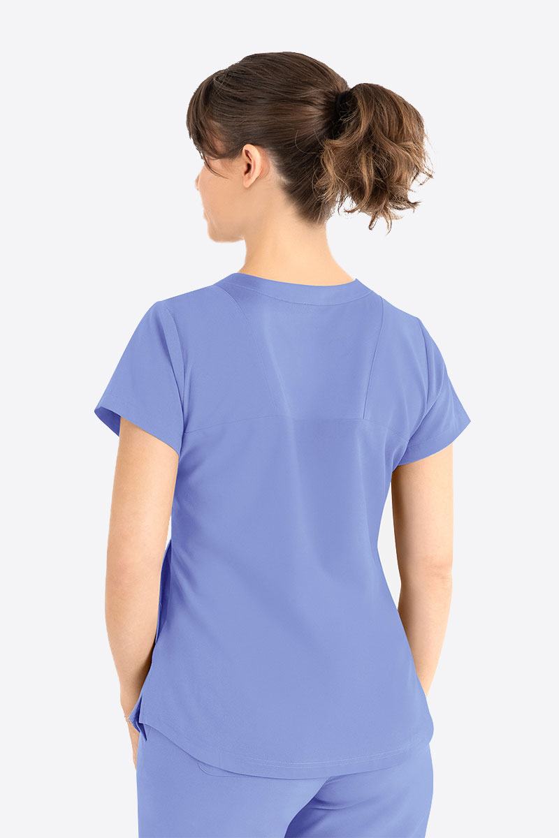 Dámská lékařská halena Maevn Momentum Round Neck klasicky modrá-1