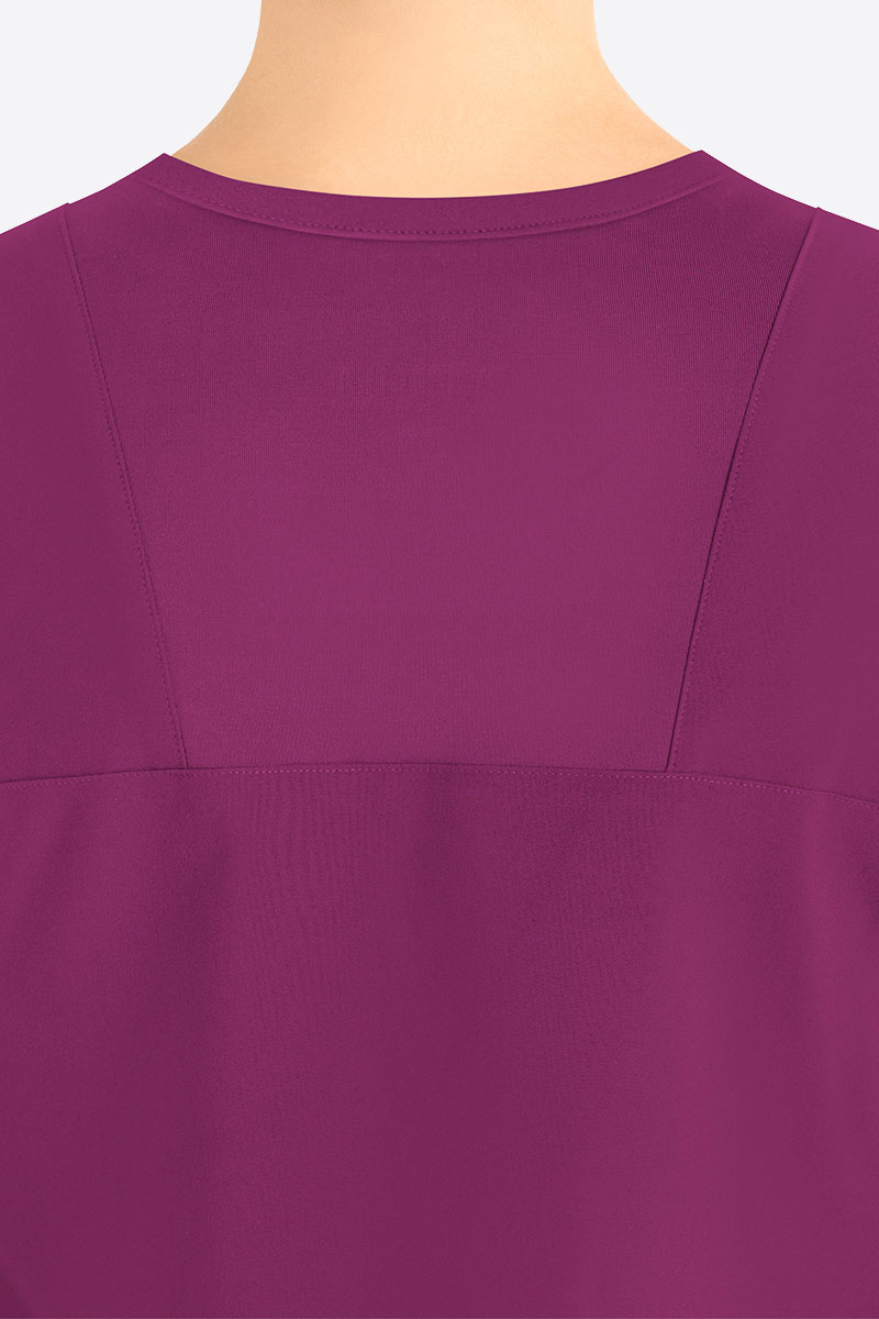 Dámská lékařská halena Maevn Momentum Round Neck třešňová-3