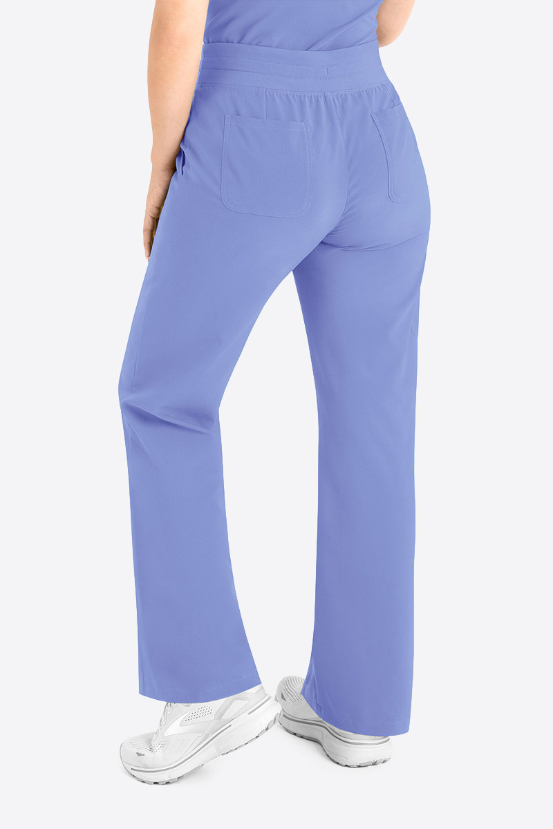 Dámské lékařské kalhoty Maevn Momentum Wide Leg klasicky modré-1