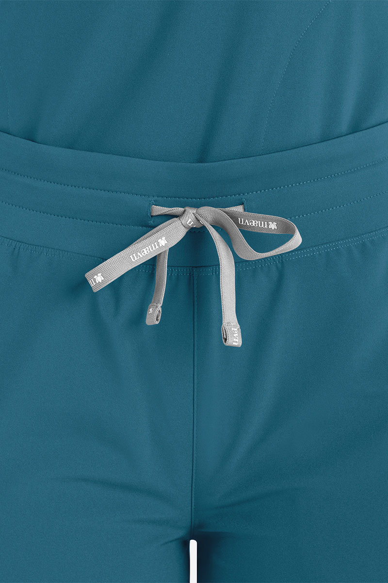 Dámské lékařské kalhoty Maevn Momentum Wide Leg karaibsky modré-2
