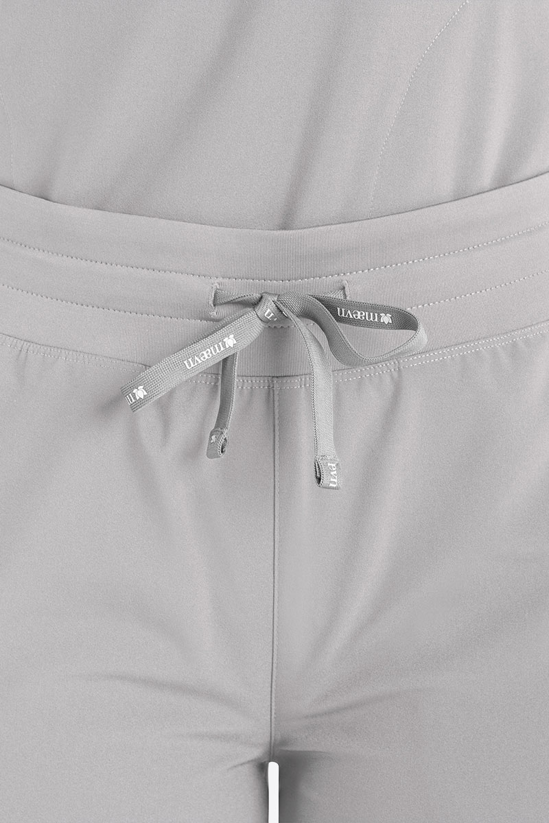 Dámské lékařské kalhoty Maevn Momentum Wide Leg světle šedé-2