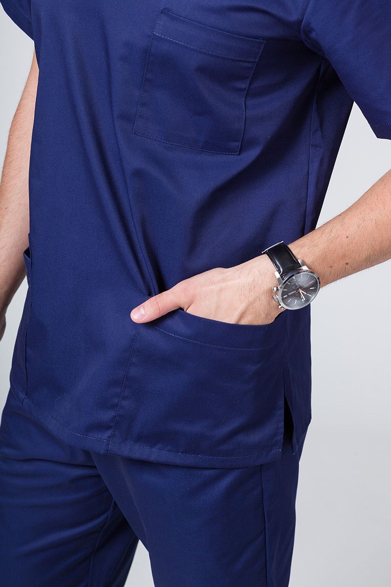 Univerzální lékařská halena Sunrise Uniforms námořnická modř-2