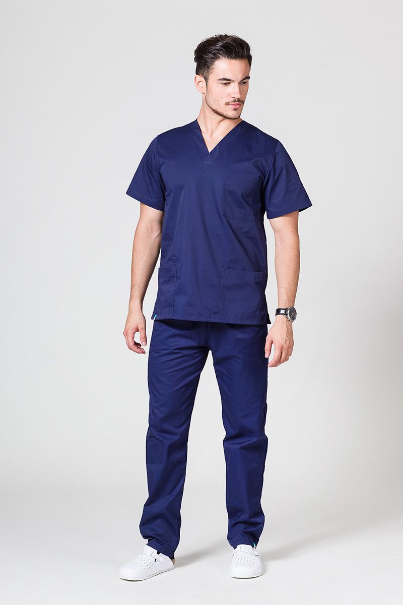 Univerzální lékařská halena Sunrise Uniforms námořnická modř-4