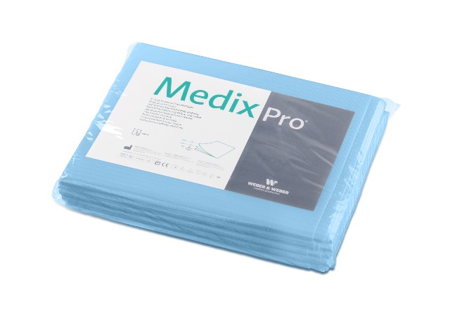 Zdravotnická prostěradla 150x210 cm z buničiny a fólie MedixPro (balení 5 kusů)-4