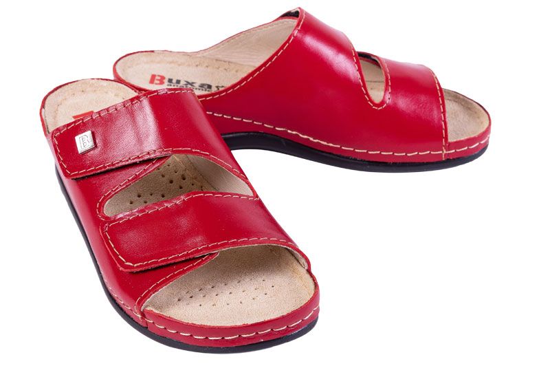 Zdravotnická obuv Buxa model Anatomic BZ210 červená-1