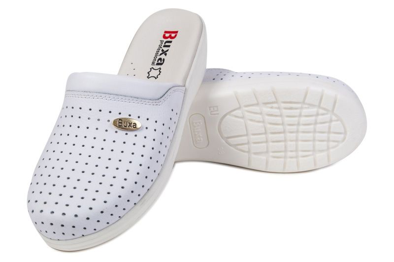 Zdravotnická obuv Buxa model professional Med11 bílá-1