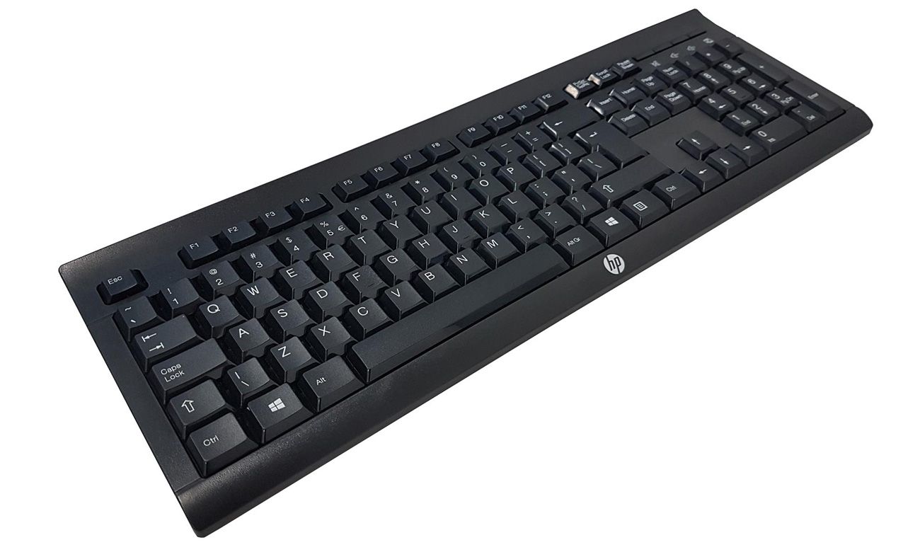 Černá bezdrátová klávesnice HP-1