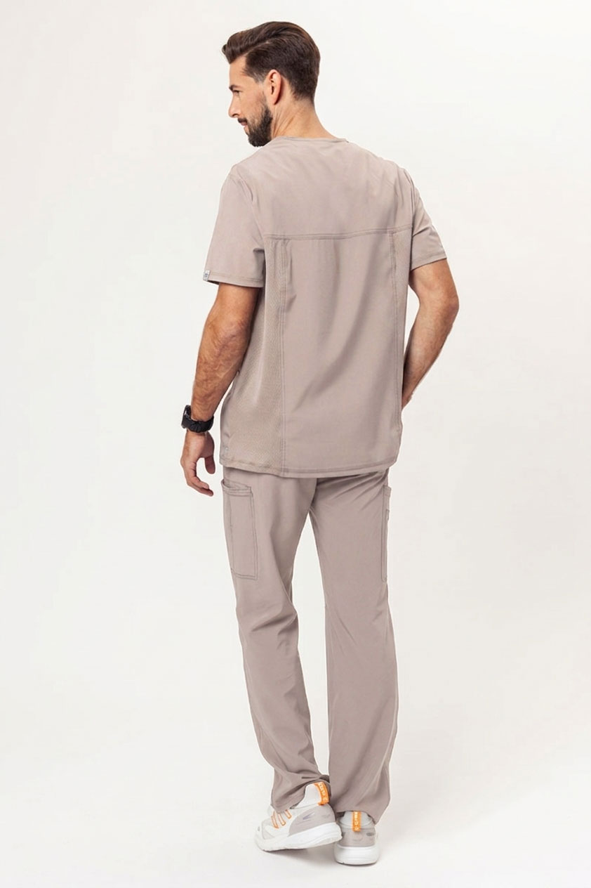 Pánská lékařská halena Cherokee Infinity V-neck Men béžová-5