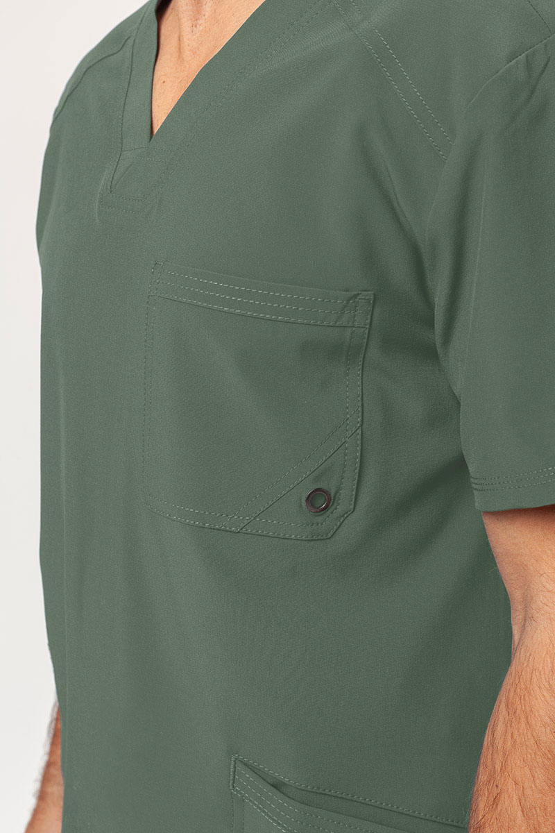 Pánská lékařská halena Cherokee Infinity V-neck Men olivková-3