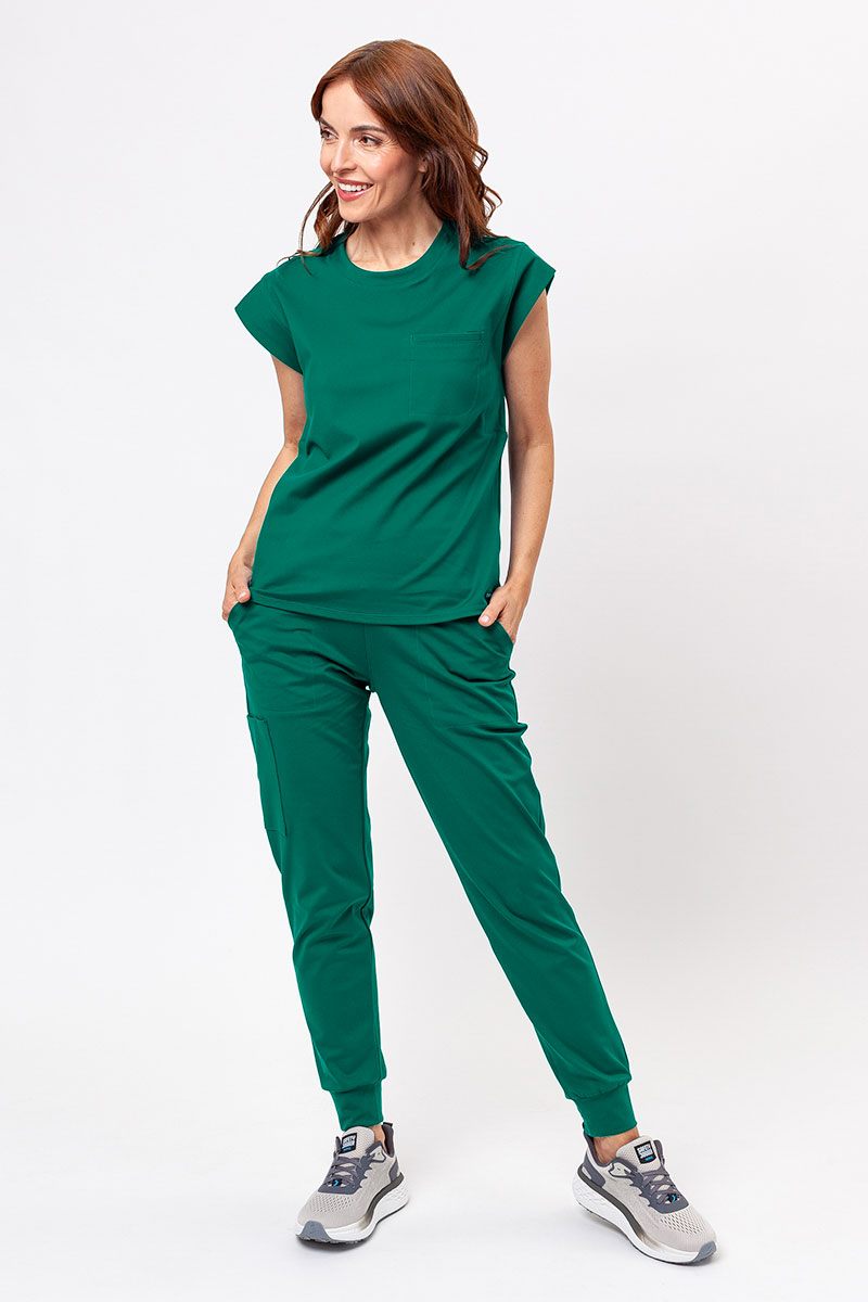 Dámské lékařské kalhoty Cherokee Achieve Jogger zelené-9
