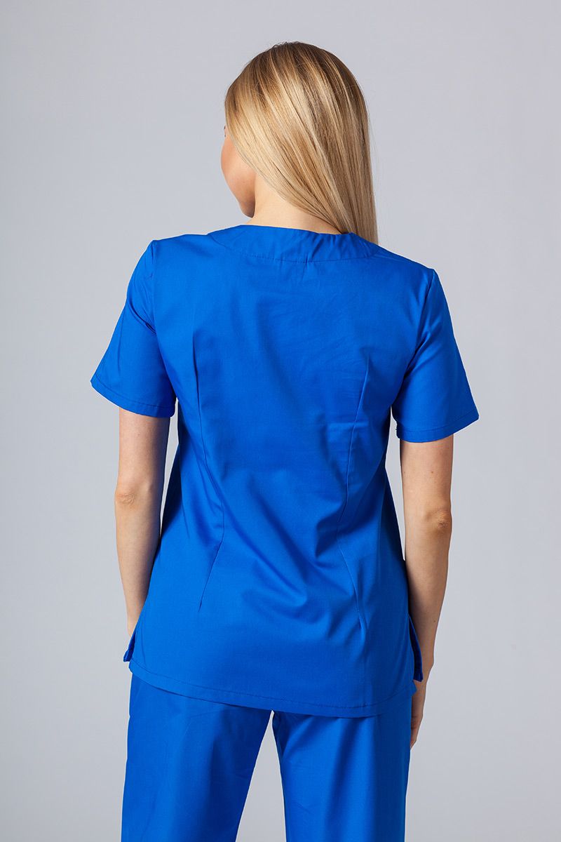 Lékařská dámská halena Sunrise Uniforms Basic Light královsky modrá-1