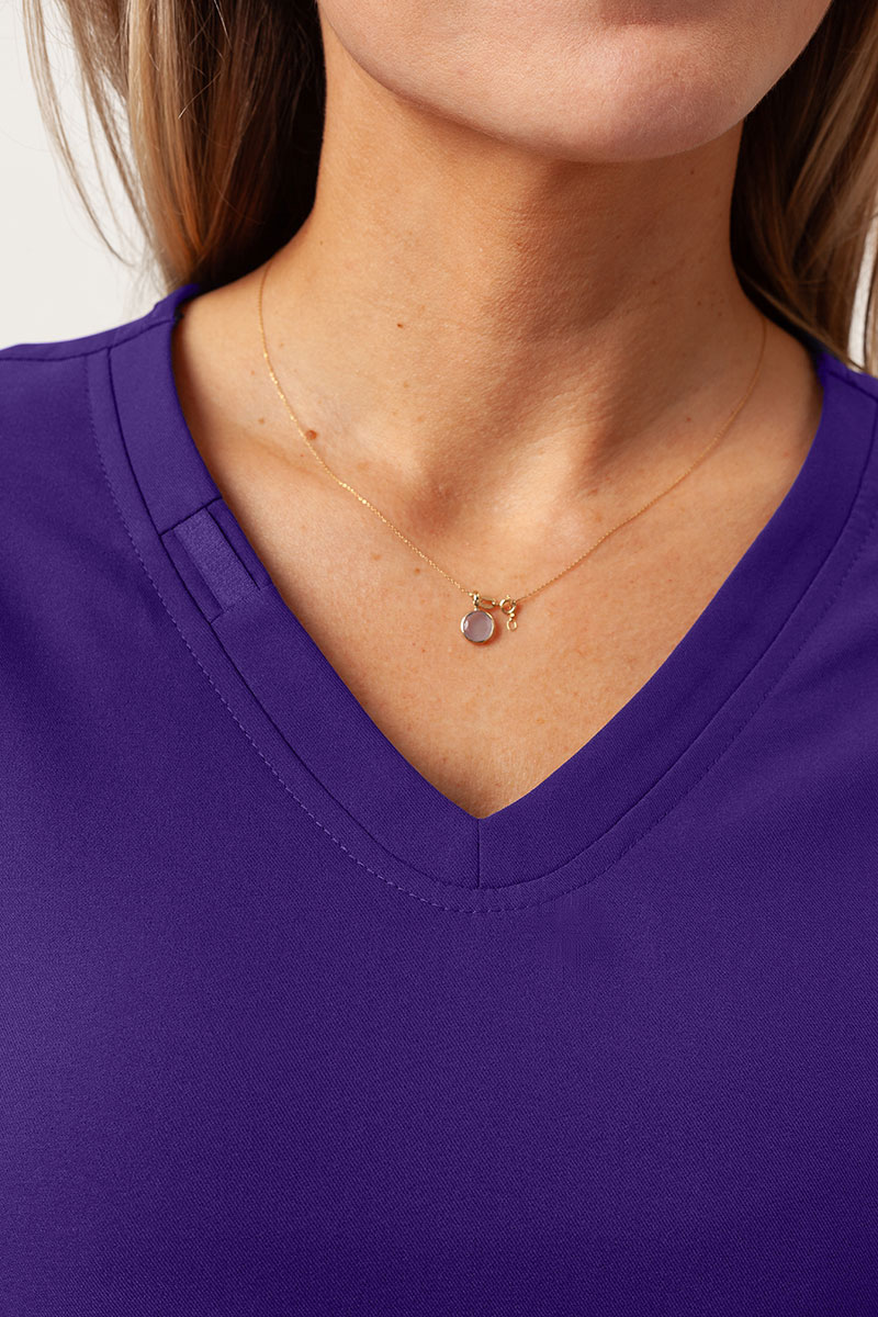 Dámská lékařská halena Cherokee Ultra V-neck Top fialová-2