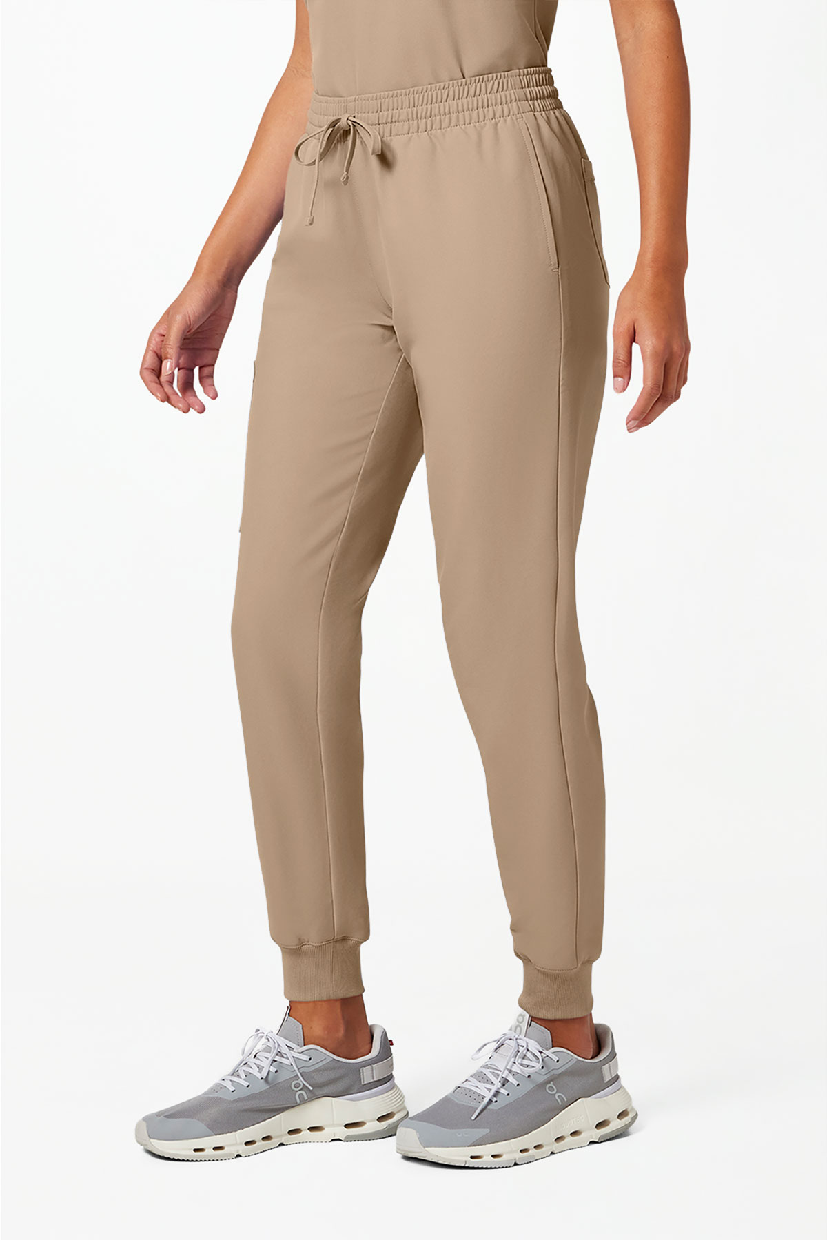 Dámské lékařské kalhoty Cherokee Originals Ultra Jogger béžové-2