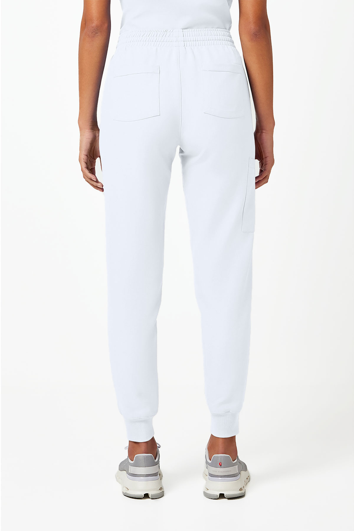 Dámské lékařské kalhoty Cherokee Originals Ultra Jogger bílé-1