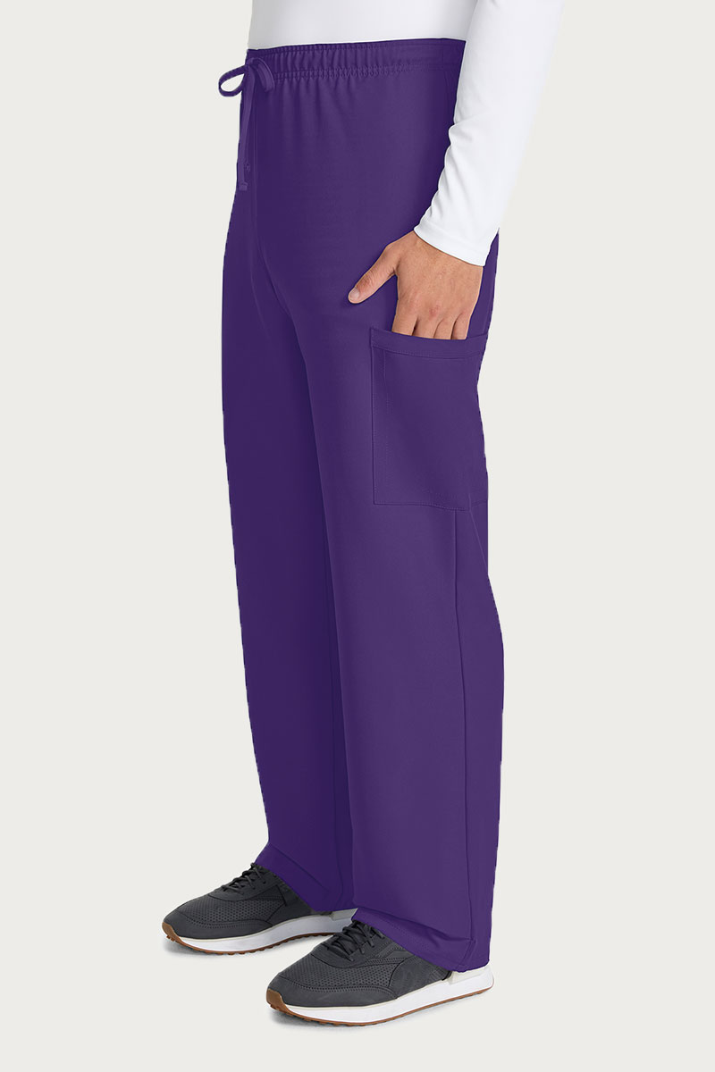 Pánské lékařské kalhoty Cherokee Ultra Cargo fialové-3