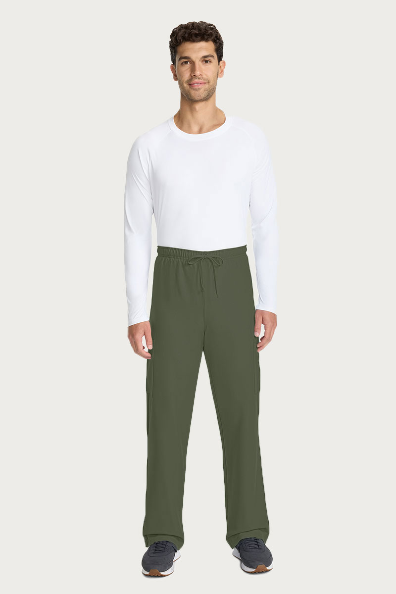 Pánská lékařská souprava Cherokee Ultra (halena V-neck, kalhoty Cargo) olivková-11