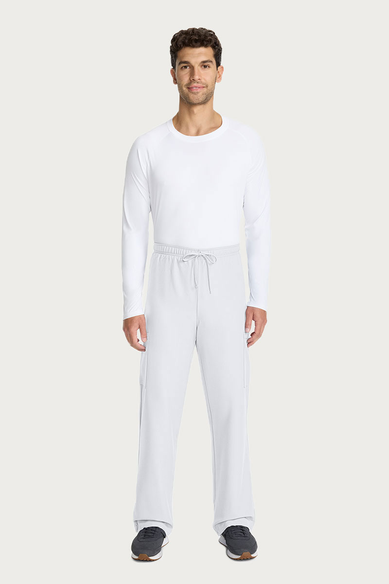 Pánské lékařské kalhoty Cherokee Ultra Cargo bílé-6