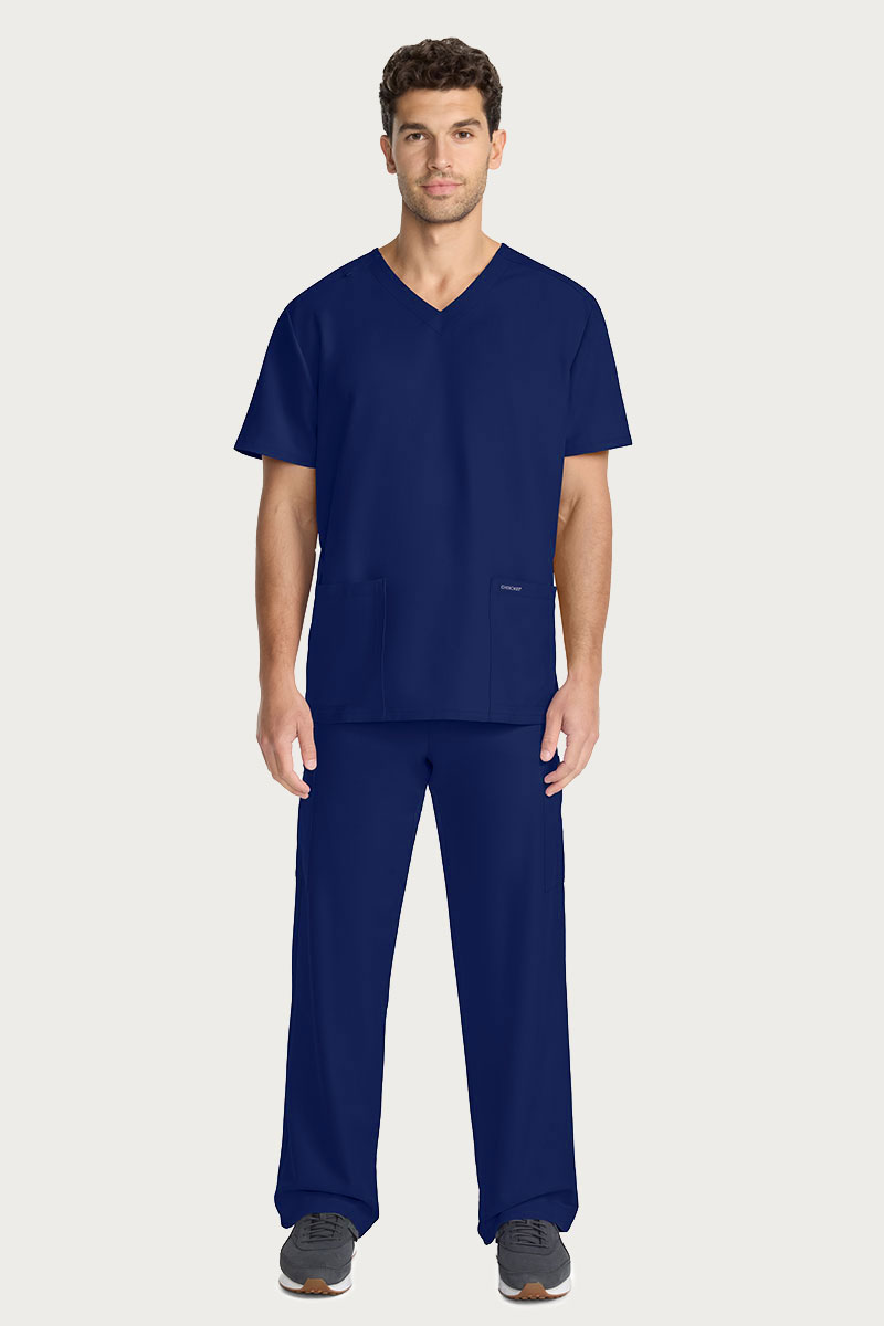 Pánská lékařská halena Cherokee Ultra V-neck námořnická modř-5