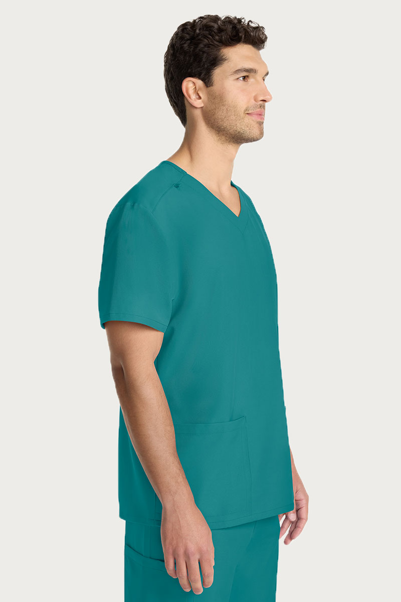 Pánská lékařská halena Cherokee Ultra V-neck mořsky modrá-2