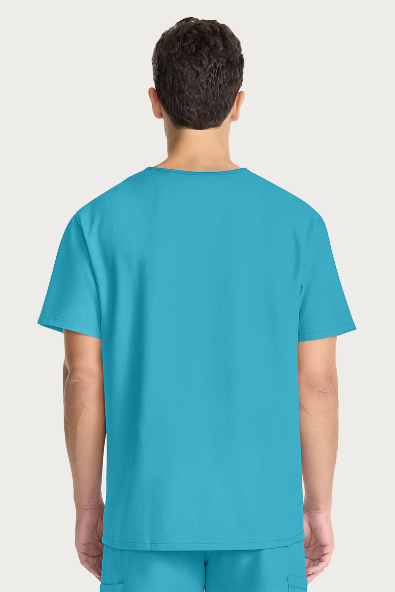 Pánská lékařská halena Cherokee Ultra V-neck tyrkysová-1