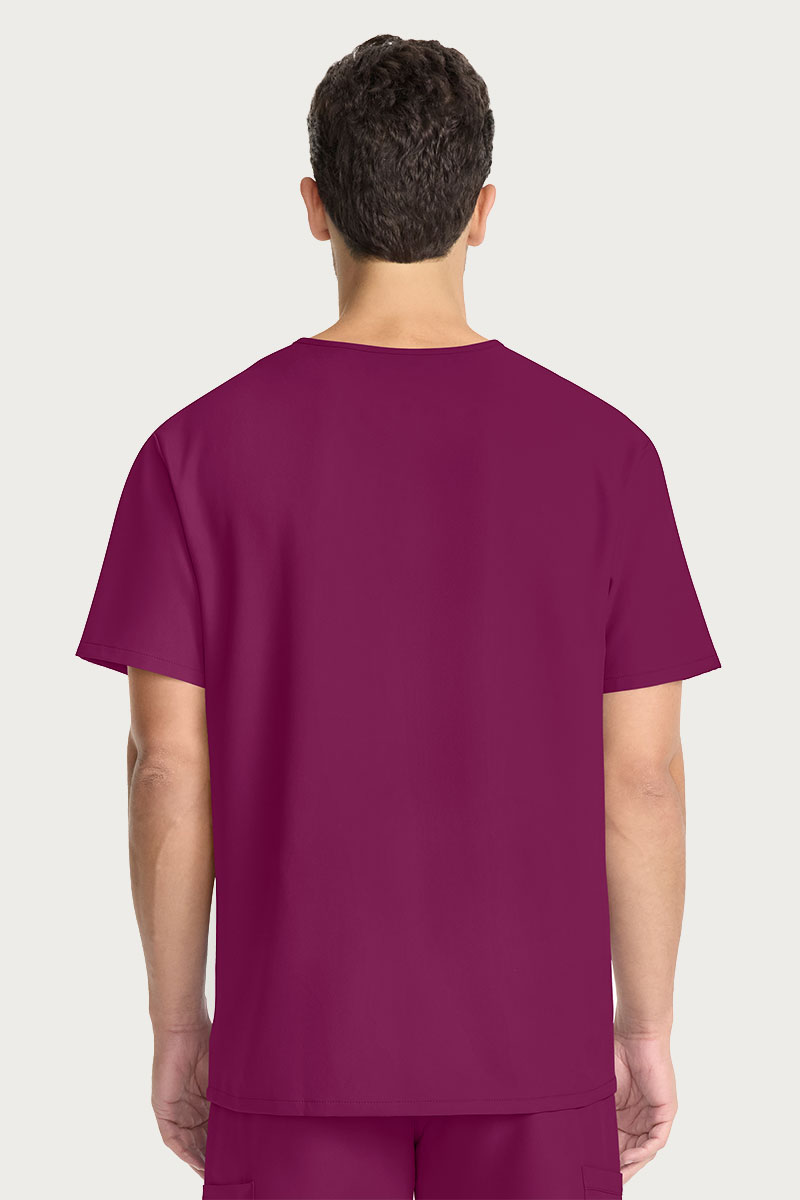 Pánská lékařská halena Cherokee Ultra V-neck třešňová-1