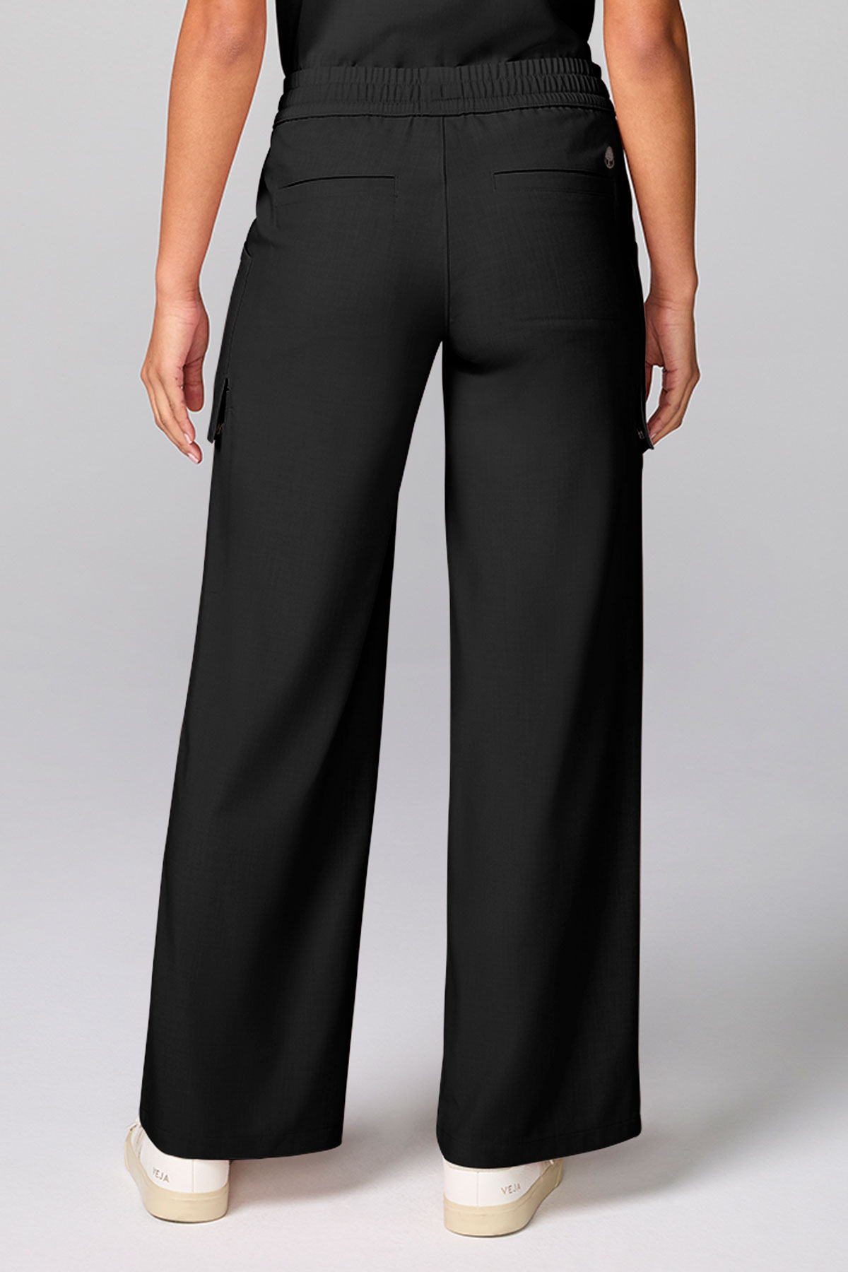 Dámské zdravotnické kalhoty Healing Hands Wide Leg Petite černé-1