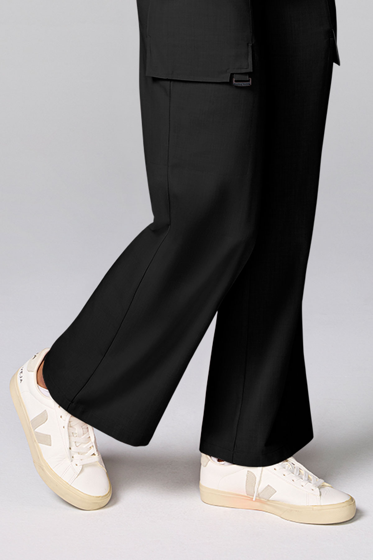 Dámské zdravotnické kalhoty Healing Hands Wide Leg Petite černé-4