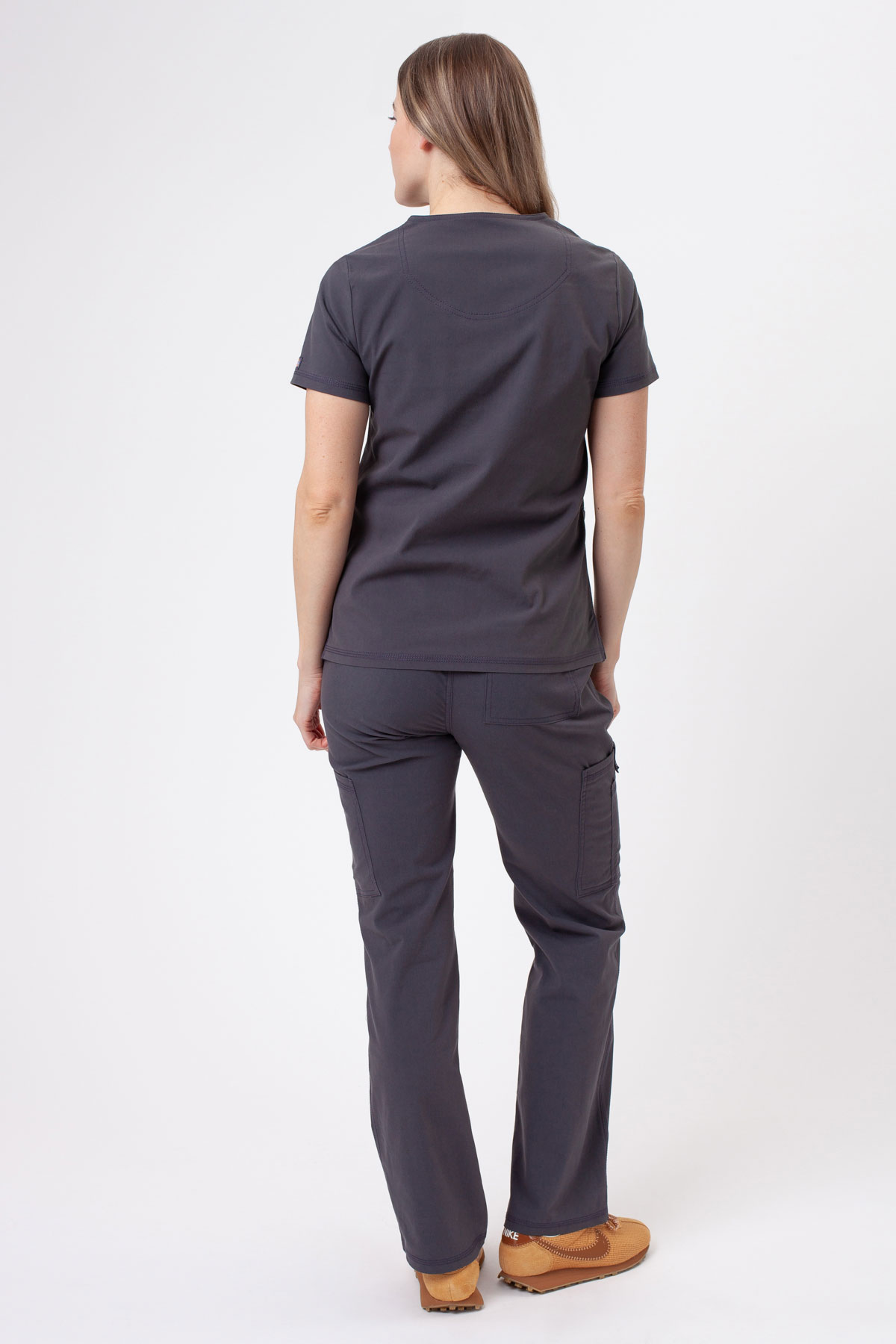 Dámská lékařská halena Dickies Forge V-neck šedá-5