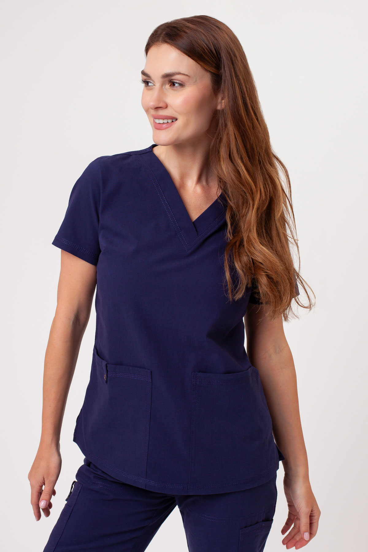 Dámská lékařská souprava Dickies Forge V-neck námořnická modř-3