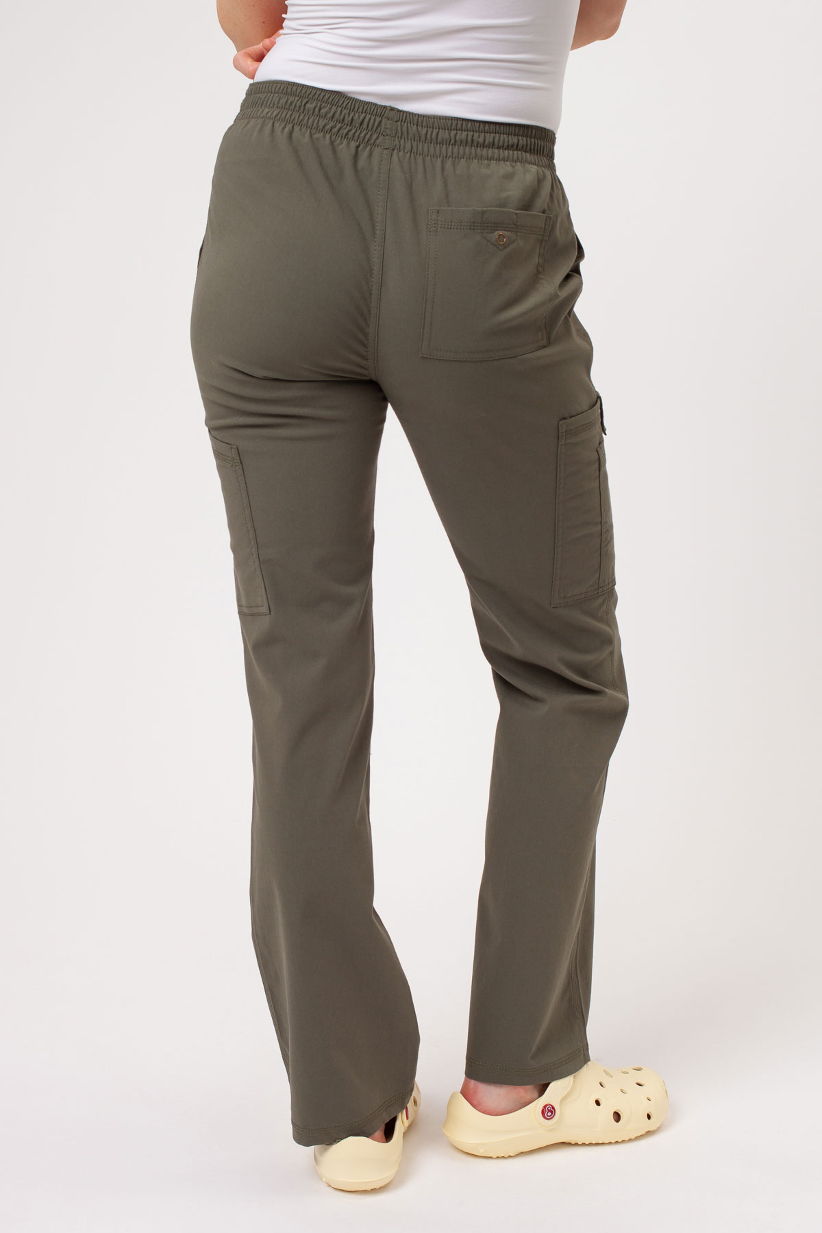 Dámské lékařské kalhoty Dickies Forge Straight Leg olivkové-2
