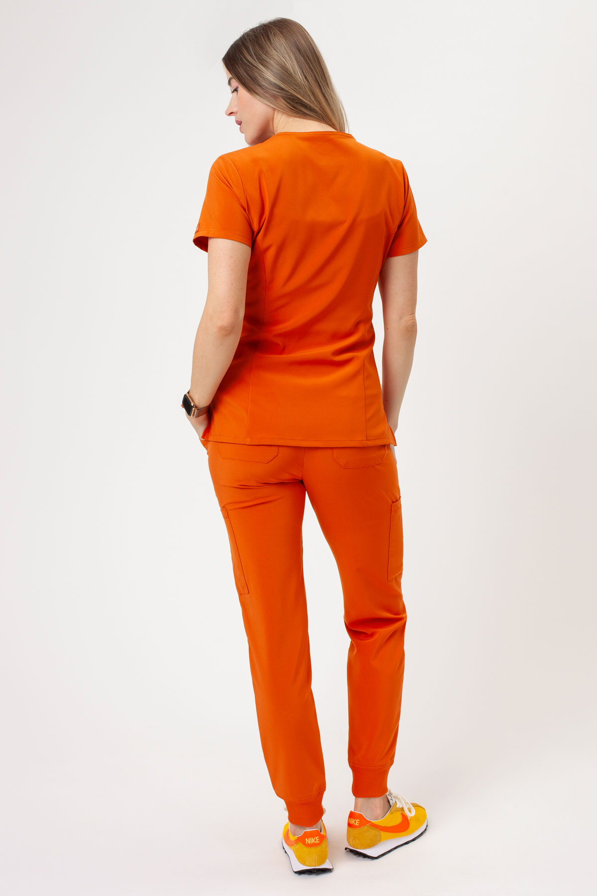 Dámská lékařská halena Dickies EDS Essentials V-Neck oranžová-6