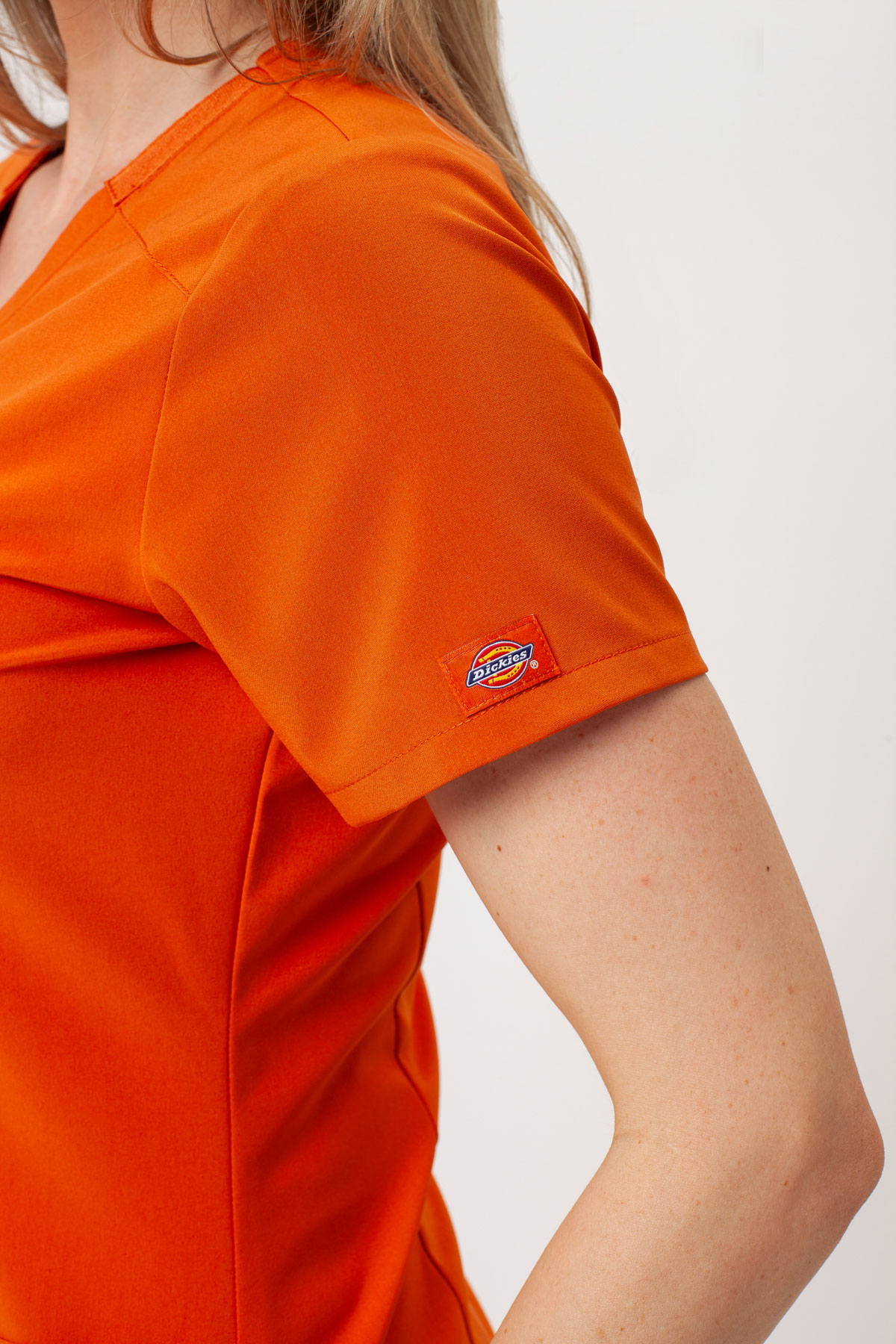 Dámská lékařská halena Dickies EDS Essentials V-Neck oranžová-5