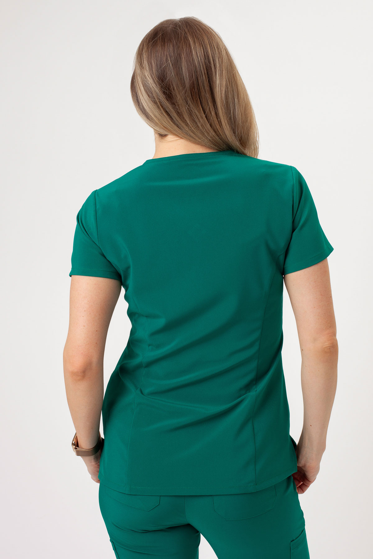 Dámská lékařská halena Dickies EDS Essentials V-Neck zelená-1